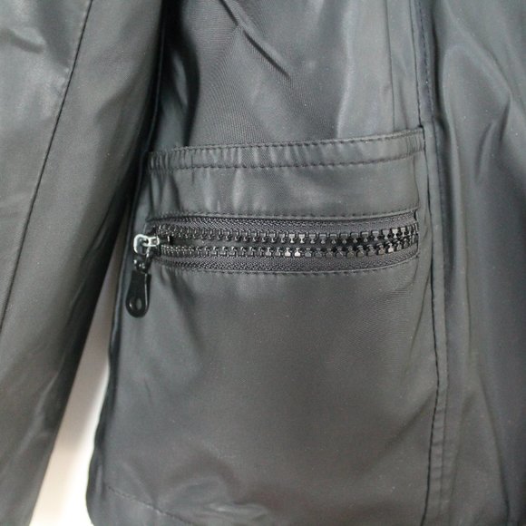 [WEATHER SPIRITS] Reversible Pleather and Faux Fur Coat - Picture 7 of 16